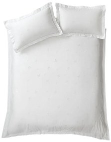 Biała bawełniana pościel dwuosobowa 200x200 cm Lottie Floral Embroidery – Bianca