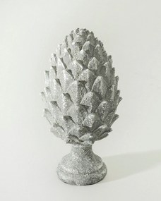 Figurka dekoracyjna Pinecone Grey 15x15x30 cm