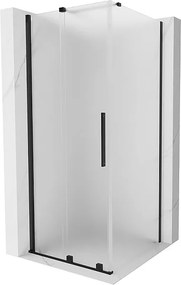 Mexen Velar kabina prysznicowa rozsuwana 110 x 110 cm, szron, czarna - 871-110-110-31-70