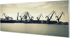 Panel szklany do Kuchni Gdańskie Żurawie Stoczniowe