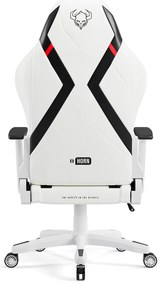 Fotel gamingowy Diablo X-Horn 2.0 Normal Size, biało-czarny