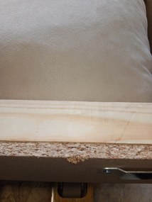 PROMOCJA Rozkładany dwustronny narożnik L VENORIA 220x143 cm, kremowy + 2 poduszki GRATIS II gatunek