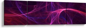 Abstrakcyjny obraz krzywych (170x50 cm)