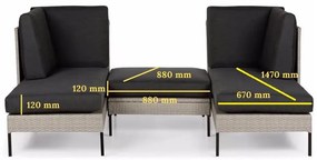 Beżowa sofa ogrodowa Bonami Selection Orkanger