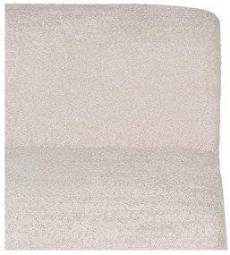 Beżowy fotel z materiału bouclé – Ixia
