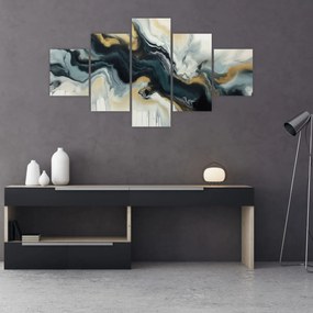 Obraz - Rysunek marmurkowy (125x70 cm)