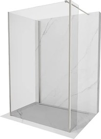 Mexen Kioto ścianka prysznicowa Walk-in 110 x 105 x 30 cm, transparent, nikiel szczotkowany - 800-110-105-221-97-00-030
