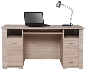 Wąski Regał Z 6 Półkami W Stylu Loft Rustykalny Brąz Duna