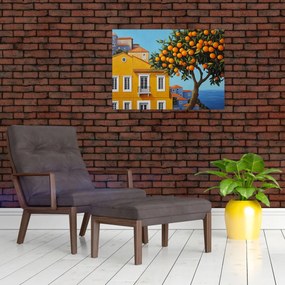 Obraz - Drzewo pomarańczowe (70x50 cm)