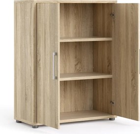 Regał do biura z drzwiami Prima 2 dąb sonoma