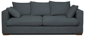 Szara sztruksowa sofa 220 cm Comfy – Scandic