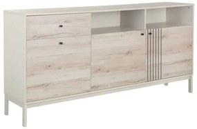Komoda FROST 3D1S 180 cm off white/dąb alpejski SIGNAL