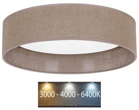 Brilagi - LED Plafon VELVET LED/24W/230V 3000/4000/6400K brązowy