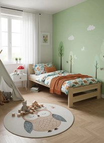 Drewniane łóżko hotelowe do łączenia 90x200 B6-A51