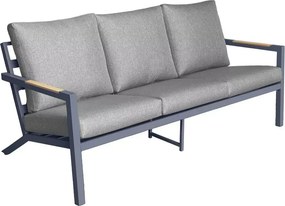 Zestaw ogrodowy Meggy 5-osobowy – luksusowe meble ogrodowe aluminiowe z sofą, fotelami i stolikiem