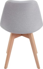 Zestaw 4 Krzese Synk Tkanina