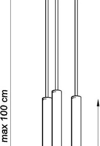 Biała metalowa lampa wisząca ø 20 cm Fideus – Sollux