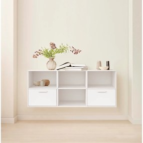 Biała niska komoda 134x56 cm Keep by Hammel – Hammel Furniture