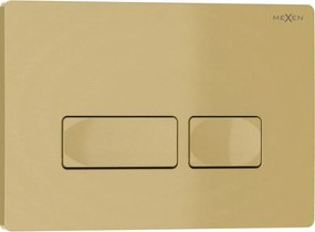 Mexen Tex 04 przycisk spłukujący, złoty - 6104-06