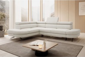 Narożnik OTIS L Lewostronny Regulowane Zagłówki wolnostojący tkanina AURORA 01 WERSAL