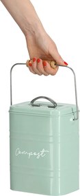 Mały kompostownik do kuchni, 4l, metalowy