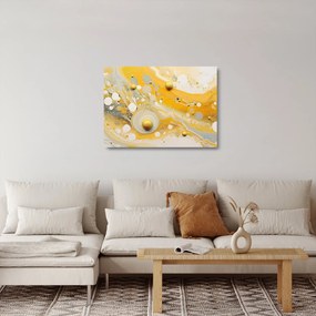 Obraz na szkle - Abstrakcyjne tło ze złotą dekoracją (70x50 cm)