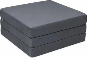 Materac 180/80 + Torba składany turystyczny tkanina Welur : Kolor tkaniny - VELVET - BL14, Rozmiar - 180/80/15, Typ tkaniny - Velvet