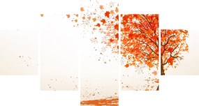 Obraz - Drzewo na wietrze (125x70 cm)
