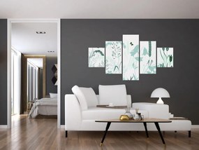 Obraz - Wektor łąki (125x70 cm)