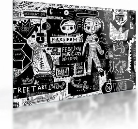 Obraz na szkle - Graffiti (70x50 cm)