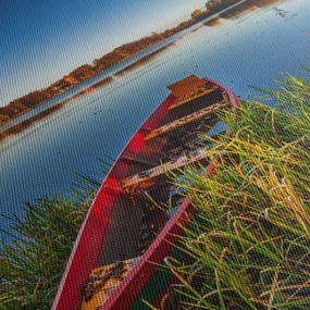 Obraz czerwonej kropki (170x50 cm)