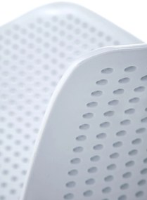 Krzesło sztaplowane jasno niebieskie polipropylen K514