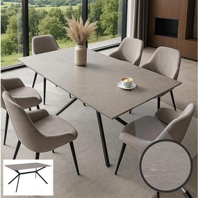 Stół do jadalni MCW-O58, szary