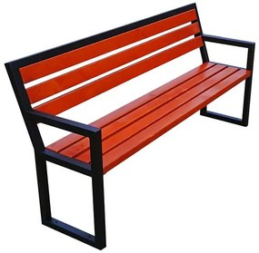 Ławka parkowa Gloria z podłokietnikami 150 cm Tamari