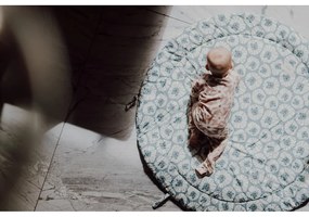 Niebieska mata do zabawy dla dzieci Denim Lions – Malomi Kids