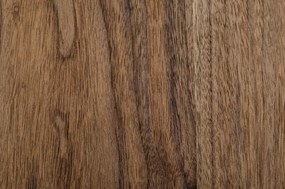 Fornirowany stół na drucianej podstawie Glam Walnut 110
