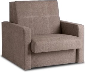 Fotel do Spania MILAN 1 Amerykanka Rozkładany Jednoosobowy Beżowy Nowoczesny