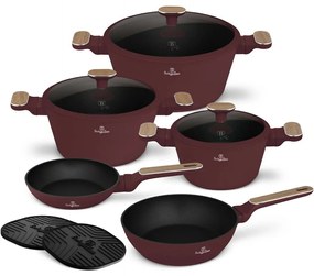 BerlingerHaus Zestaw naczyń z powłoką tytanową Leonardo Nordic, 10 szt.