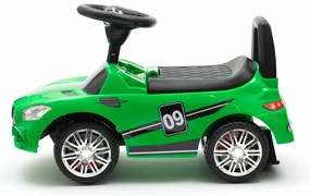 Baby Mix Odpychacz dla dzieci z dźwiękiem Racer, zielony