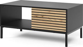 Stolik kawowy złoty dąb power/antracyt 90x50x45 eliza