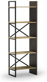 Regał w dekorze dębu 58x175 cm Ara – Marckeric