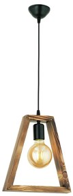 Lampa wisząca z drewna grabu Geometrik Triangle