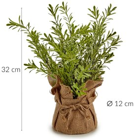 Sztuczne zioła w doniczce do kuchni, 17,7 cm