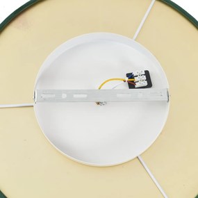 Nowoczesna lampa sufitowa zielony aksamit z LED z 3-stopniową regulacją ściemniania - Bredow