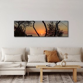 Obraz zachodu słońca (170x50 cm)
