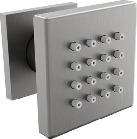 Mexen dysza boczna natynkowa, gun gray szczotkowany - 79360-66