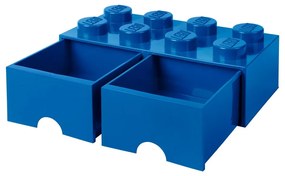 Niebieski pojemnik z 2 szufladami LEGO®