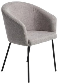 Jasnoszare krzesło Easton – Unique Furniture