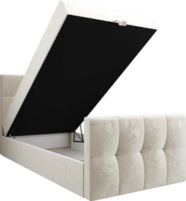 Łóżko kontynentalne MANHATAN 100x200 Monolith 02