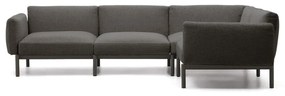 Ciemnoszara modułowa sofa ogrodowa 292 cm Sorells – Kave Home